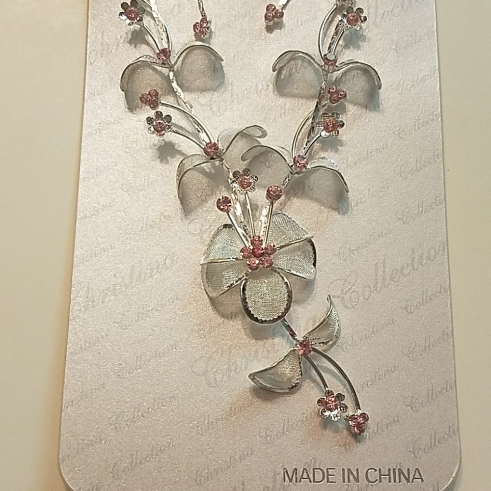 Christina Collection Necklace and Earring Set